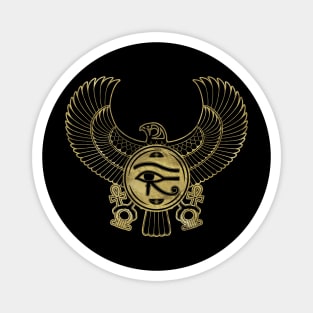 Golden Egyptian Eye of Horus - Wadjet Magnet